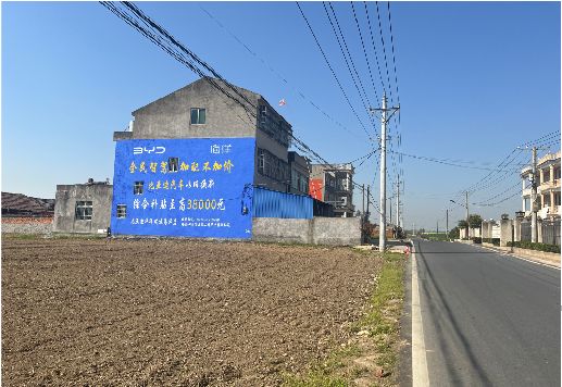云龙墙体广告用的是什么漆？