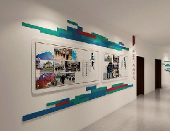 云龙企业文化墙用什么材料好？