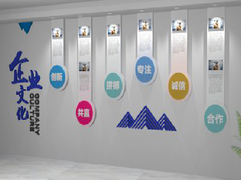 云龙企业文化墙需要传递什么办公文化？