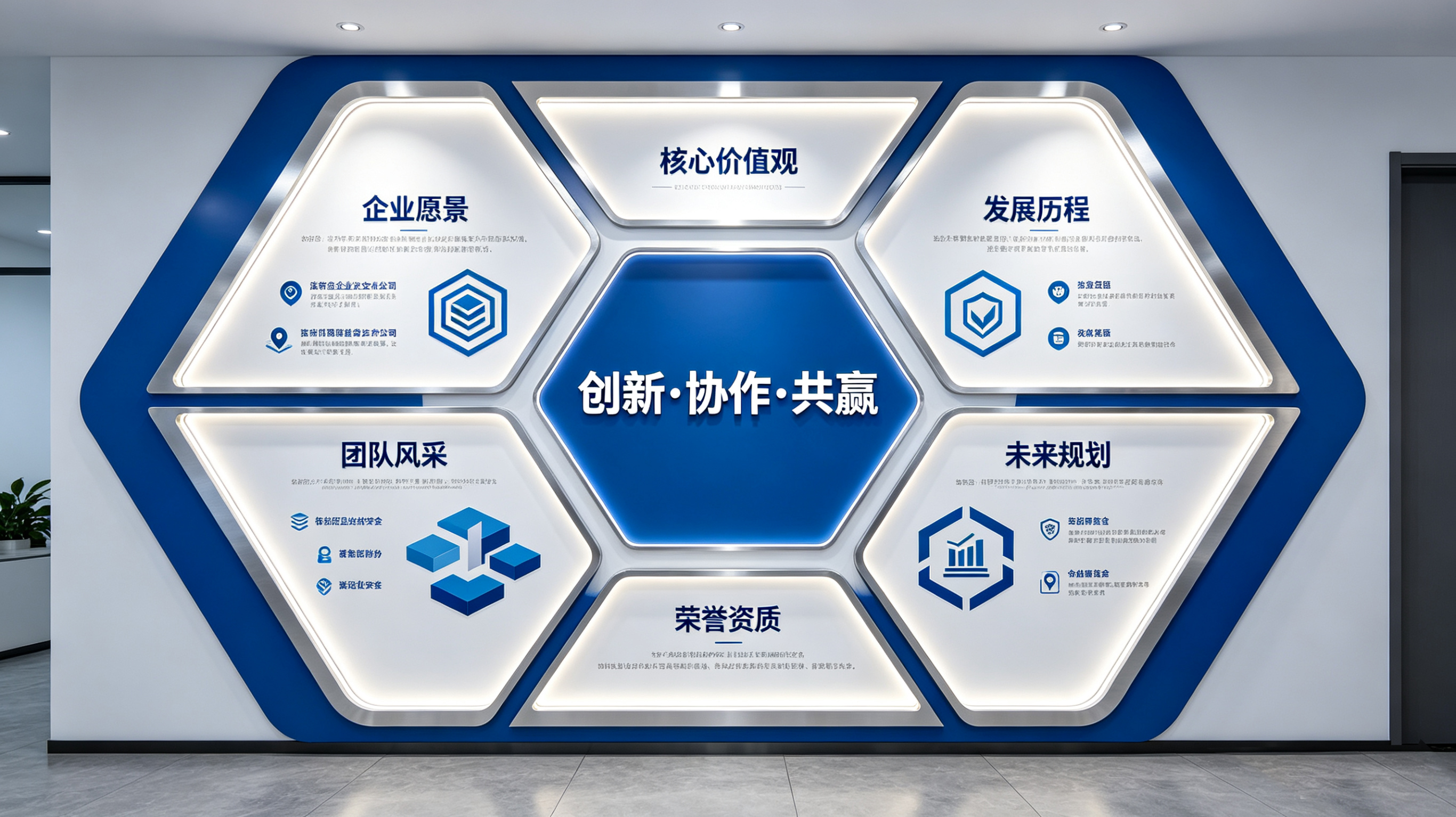 云龙企业文化墙六边形避坑指南（新手常犯5个错误）